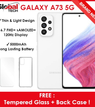 三星Galaxy A73 5G 128GB或256GB(免费:钢化玻璃+后盖) 三星Galaxy A73 5G 128GB或256GB(免费:钢化玻璃+后盖)