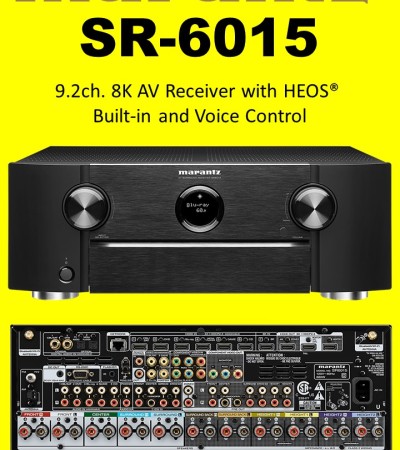 马兰茨SR-6015 9.2英寸。8K AV接收器 马兰茨SR-6015 9.2英寸。8K AV接收器