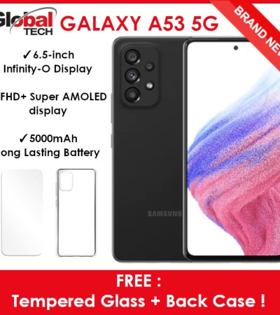 三星Galaxy A53 5G 128GB或256GB(免费:钢化玻璃+后盖) 三星Galaxy A53 5G 128GB或256GB(免费:钢化玻璃+后盖)