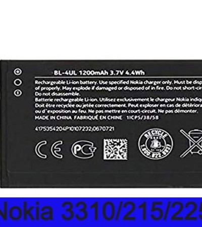 诺基亚3310/215/225电池(BL-4UL)(散装)(1个月保修) 诺基亚3310/215/225电池(BL-4UL)(散装)(1个月保修)